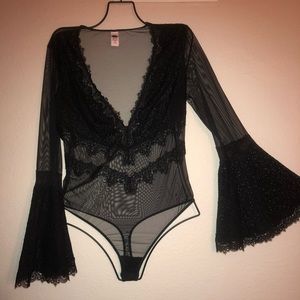 VICTORIA SECRET DREAM ANGEL BELL SLEEVE TEDDY
